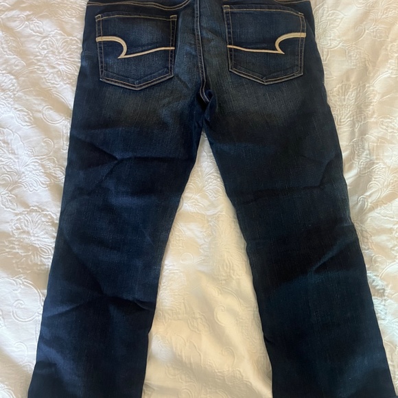 NWT American Eagle Artist Crop Denim Jeans — Size 14 - Picture 3 of 5